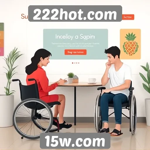 Acessibilidade e interface do 222hot.com