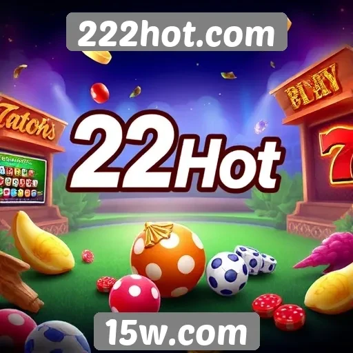 Variedade de jogos disponíveis no 222hot.com